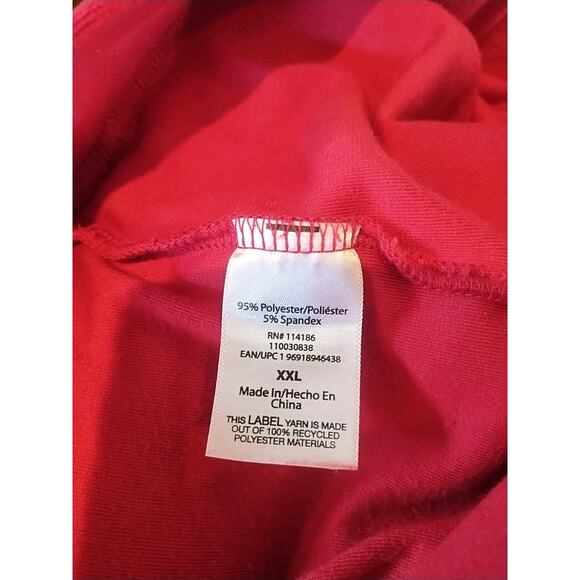 Juicy Couture Red Jeweled Y2K Hooded Velour Tracksuit Set Jacket (L) Pants (XXL) - Picture 12 of 12